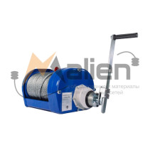 Manual drum winch MALIEN LRB-2000 (JHW 2 t) g/n 2000 kg, with cable 9 mm, 40 m