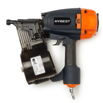 Nail gun for construction HYBEST HCN90P (pneumatic, CNW nails, magnesium)