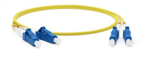FC-D2-9-LC/UR-LC/UR-H-1M-LSZH-YL Патч-корд волоконно-оптический (шнур) SM 9/125 (OS2), LC/UPC-LC/UPC, 2.0 мм, duplex, LSZH, 1 м