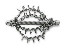 Цепная насадка с шипами без кольца с муфтой 32 мм / диаметр насадки 80 мм / с 4 цепями