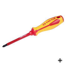 Phillips Phillips screwdriver, PH2, 100 mm, dielectric KING TONY 14710204