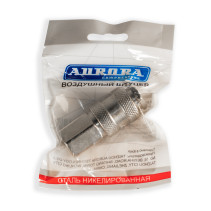 Fitting mom with internal thread 3/8F, nickel-plated steel, pack. 1 pc.