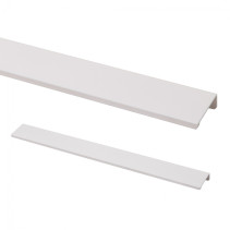 Handle meb. overhead alum. INSIDE 576/597, matt white, AKS