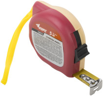 Рулетка пластиковая 2-х цветная "Лайт" 5 м x 16 мм