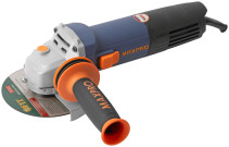MAX-PRO Angle grinder 1200 W; 11500 rpm; protective casing 125 mm; anti-vibration handle; additional brushes; 2.2 kg; box.