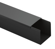 Cable channel ERA KK-B-60-60 black 60x60mm