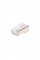 WRline WR-8P8C-5E-SH Коннектор RJ-45 под витую пару, категория 5e, экранированный, универсальный (100 шт в упак.)