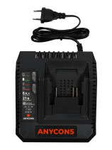 Anycons charger for 1 slot 6A.h AC-C16F