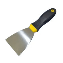 Spatula 100 mm two-component handle yellow 1 mm Construction rods