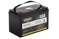 Gelbert LiFePO4 Lithium Traction Battery (24V/60Ah/80A/1,440Wh) BT/Display