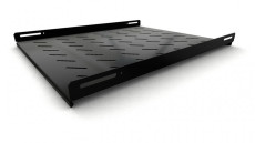 TSH3L-650-RAL9004 (TSH3L-650-RAL9005) Stationary shelf, depth 650 mm, with side mounting, load up to 20 kg, for cabinets of the TTB, TTR series, 485x650mm (WxDxH), color black (RAL 9004/RAL 9005)