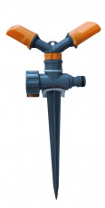 2x horn rotating sprinkler on a peg.