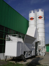 Мобильная бетоносмесительная установка МБСУ-1           