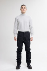 Брюки черные мужски летние