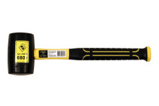 Rubber mallet 680 grams with fiberglass handle