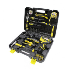 A set of tools with a screwdriver 68 items