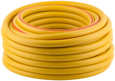 Three-layer reinforced irrigation hose, yellow 3/4