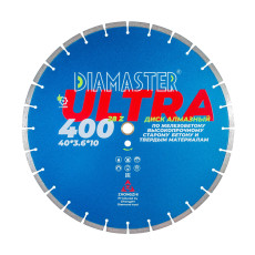 Диск сегментный laser ultra д.400x2,6x25,4 /40x3,6x10мм 28z железобетон/wet/dry Diamaster 001.000.8201