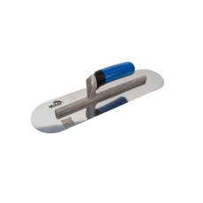 Rounded small steel trowel. The PROS series.