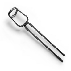 Forged grips for removing the crucible from the furnace of 5 kg.