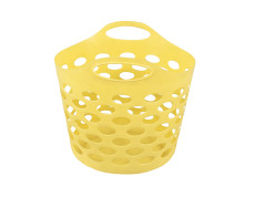 Basket (soft) with holes. (height: 24 cm, diameter: 30 cm)