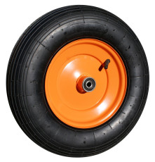 The wheel is 400mm 4.00/4.80-8 pneumo reinforced