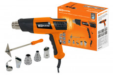 Set, technical hair dryer TF-01 and 6 items, power 1800 W, 2 modes, t from 50 to 650 C,