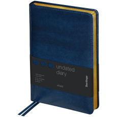 Undated diary, A5, 160 l., leatherette, Berlingo 