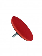 Drill head and earpiece VertexTools support plate soft diameter 125mm with Velcro for polishing wheel thickness 10 mm