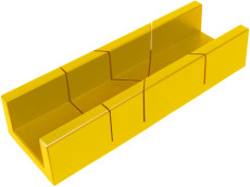 Стусло пластиковое, 300х65 мм, прямоуг., желтое