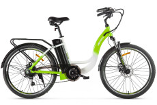 Bicycle hybrid Eltreco White White-green-2422