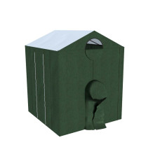 Палатка сварщика МногоТентов (ПС-1) 2x2 м (Стены брезент ОП/крыша ткань ПВХ)