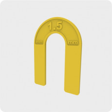 Reusable horseshoe 1.5 mm