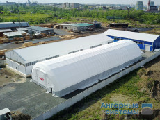 Inflatable PVC pneumatic frame hangar — production facility
