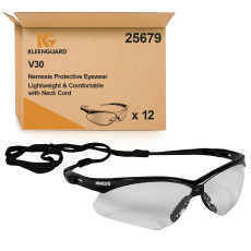 KleenGuard® V30 Nemesis™ Safety Glasses - Anti-fog Lenses / Transparent (1 box x 12 pairs of glasses)