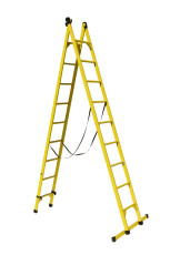 Double-sided fiberglass universal ladder LSD-U-2x9-K55P