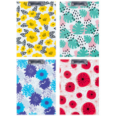 Планшет с зажимом Berlingo "Hyper" А4, ламинированный, с рисунком, ассорти