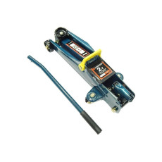 Домкрат подкатной гидравлический с резиновой накладкой 2т(h min-135 мм, h max-385 мм)