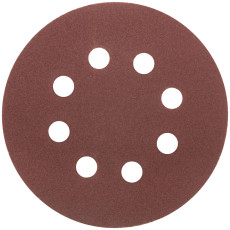 Grinding wheels with holes (Velcro), aluminum oxide, 125 mm, 5 pcs. P 120