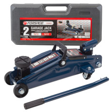 Домкрат подкатной гидравлический 2 т с вращающейся ручкой 180 градусов(h min-140 мм, h max-340 мм)