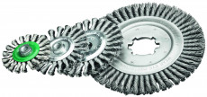 Щетка диск жгут. Д125*14*22,2*0,50мм (Lessmann, KRONBURSTE)