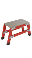 SSP-0.4 fiberglass with symmetrical supports footrest h=400mm, collapsible, platform 600x400mm