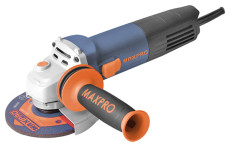 MAX-PRO Angle grinder 800 W; 11000 rpm; protective casing 125 mm; anti-vibration handle; additional brushes; 1.95 kg; box.
