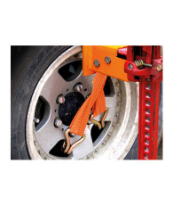 A device for lifting a wheel with a tape PPK1.50.20.500