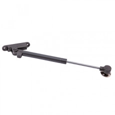 Gas lift upper 100N with door closer and locking in position grey AKS