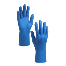 KleenGuard® G29 Solvent-resistant gloves - 29.5 cm, single design for both hands / Blue /M (10 boxes x 50 pcs.)