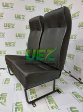 The passenger seat is double in the cabin LEATHER