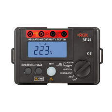RGK RT-25 megaohmmeter with verification
