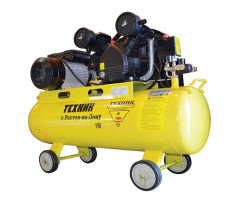 Компрессор воздушный поршневой масляный КМ-2065 Техник 100л 2,2 кВт, 480 л/мин, 10 бар