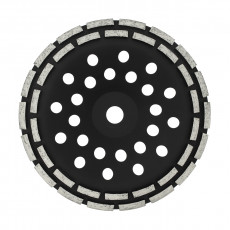 Diamond segmented 2-row cup, 